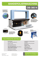 Laden Sie das Bild in den Galerie-Viewer, Akebono OB-360N - die Banderoliermaschine